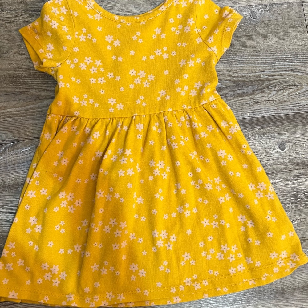 Girl Toddler Yellow Dress